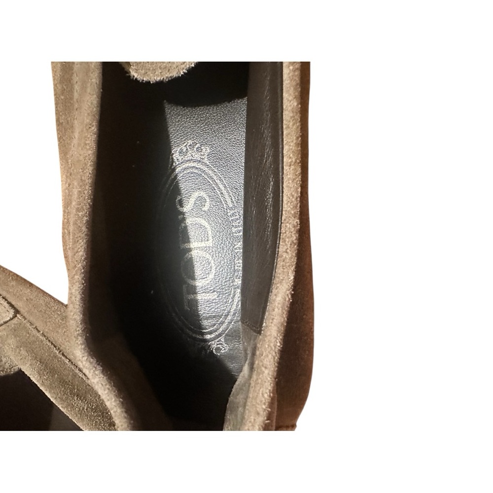 Tod’s Suede Loafers Beige | Old Money Quiet Luxury Minimal Men’s Shoes 6.5 - Picture 6 of 6